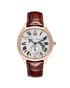 WGNM0005 Drive de Cartier l Large model, automatic movement, rose gold, leather
