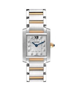 WE110004 Tank Française l Small model, quartz movement, steel, diamonds