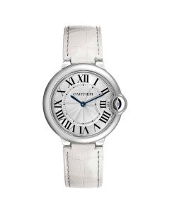 W6920087 Ballon Bleu de Cartier l 36 mm, quartz movement, steel, leather