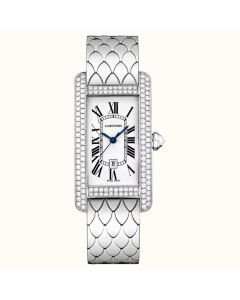 WB710011 Tank Américaine l Medium-sized model, automatic movement, white gold, diamonds
