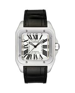 W20073X8 Ronde Croisiere De Cartier l Automatic, Gray Dial, Leather