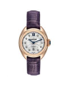 WJCL0031 Clé de Cartier l Automatic, 18k Pink Gold, Leather Strap