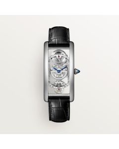 WHTA0022 Tank Cintrée watch l Large model, hand-wound mechanical movement, platinum