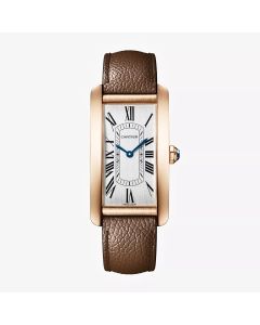 WGTA0277 Tank Americaine l Automatic, 18k Rose Gold, Leather Strap