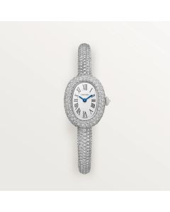 Baignoire Mini Model Watch – Ref. HPI01822 | White Gold & Diamond Bracelet