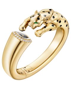 HPI01708 Panthère Jewelry Watch l Size 17, quartz, yellow gold