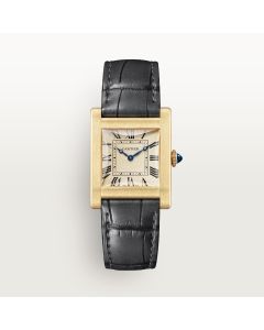 WHTA0031 Tank Normale l Manual Winding, 18K Yellow Gold, Dark Gray Alligator Leather Strap