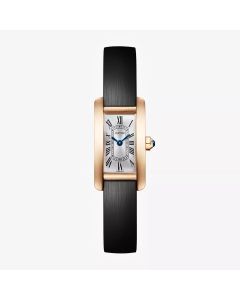 WGTA0275 Tank Americaine l quartz, 18k Rose Gold, Leather Strap