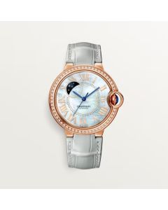 WJBB0086 Ballon Bleu de Cartier l 36 mm, mechanical movement with automatic winding, 18K rose gold, diamonds