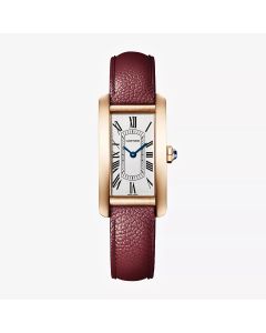 WGTA0276 Tank Americaine l Quartz, 18k Rose Gold, Leather Strap 