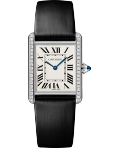 W4TA0030 Tank Must l Large model, high autonomy quartz movement, steel, diamonds, leather