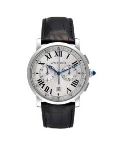 WSRO0002 Rotonde de Cartier l 40 mm, automatic movement, steel, leather