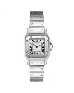 W20056D6 Santos Galbee l Quartz, Silver Dial, Bracelet