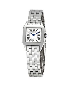 W25064Z5 Santos Demoiselle l Quartz, Silvered Grained Dial, Bracelet