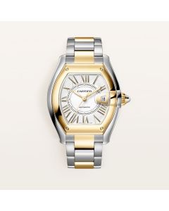 W2RD0010 Roadster l Large Model, Automatic Winding, Interchangeable Leather Strap & 18K Yellow Gold and Steel Bracelet