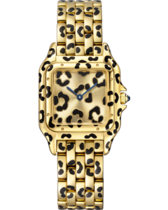 WGPN0029 Panthère de Cartier l Medium model, quartz movement, yellow gold, lacquer