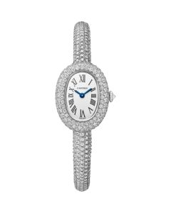 CRHPI01854 Baignoire l Mini model, quartz movement, white gold, diamonds