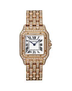 HPI01132 Panthère de Cartier l Quartz, Sapphire Crystal, Pink Gold