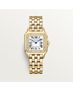 WJPN0085 Panthère de Cartier l Medium model, quartz movement, yellow gold, diamonds
