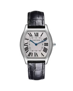 WGTO0003 Tortue l Manual, 18k White Gold, Leather