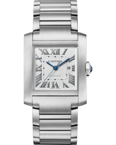 WSTA0067 Tank Française watch l Large model, automatic mechanical movement, steel