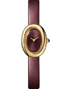 WGBA0032 Baignoire l Mini model, quartz movement, yellow gold, leather
