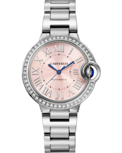 W4BB0037 Ballon Bleu de Cartier l 33mm, automatic mechanical movement, steel, diamonds