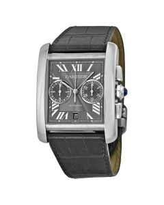 W5330008 Tank MC l Automatic, Grey Dial, Gray Leather Strap