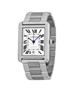 W5200028 Tank Solo l Automatic, Silver Dial, Stainless Steel Bracelet