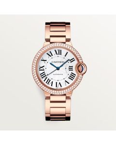 WJBB0067 Ballon Bleu de Cartier l 36 mm, mechanical movement with automatic winding, rose gold, diamonds