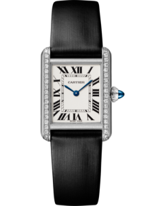 W4TA0031 Tank Must l Small model, high autonomy quartz movement, steel, diamonds, leather