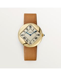WGPB0003 Cartier Pebble l 36 mm, mechanical movement with manual winding, yellow gold