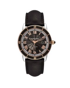 W2RN0005 Ronde Croisiere De Cartier l Automatic, Black Leather Strap