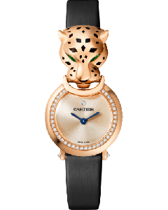 HPI01797 La Panthère de Cartier l Quartz movement, Rose gold, Diamonds