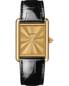 WGTA0214 Tank Louis Cartier watch l Large model, mechanical movement with manual winding, yellow gold