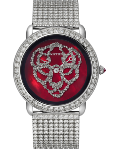 HPI01428 Révélation d'une Panthère l 37 mm, rhodiumized white gold, diamonds