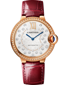 WJBB0081 Ballon Bleu de Cartier watch l 28 mm, quartz movement, steel, diamonds