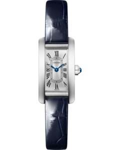 WSTA0081 Tank Américaine watch l Mini model, quartz movement, steel, leather