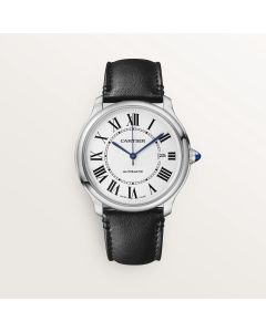 WSRN0022 Ronde Solo de Cartier | 42mm, automatic movement, steel, leather