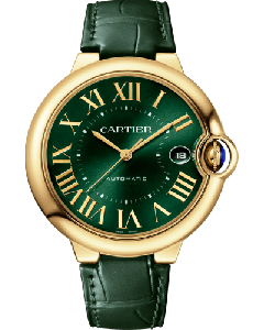 WGBB0062 Ballon Bleu de Cartier l 40 mm, automatic movement, yellow gold, leather