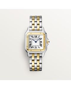 W2PN0014 Panthère de Cartier l Medium model, quartz movement, yellow gold, steel