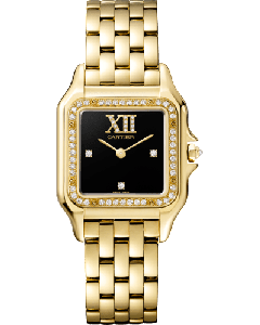 WJPN0074 Panthère de Cartier l Medium model, quartz movement, yellow gold, diamonds