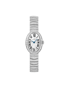 Mini Baignoire | Mini model, quartz movement, white gold, diamonds