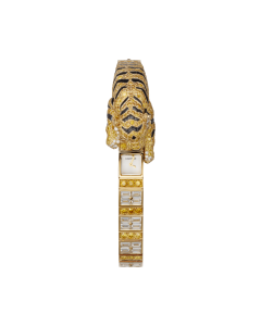 Panthère Jewelry | Yellow gold, onyx, emeralds, yellow diamonds, diamonds