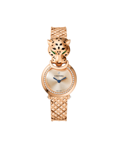 La Panthère de Cartier | Small model, quartz movement, rose gold, diamonds
