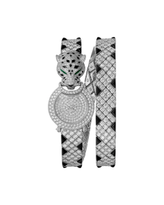 La Panthère de Cartier | 23.6 mm, rhodiumized white gold, diamonds