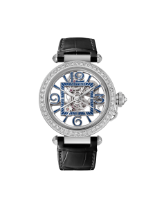 HPI01483 Pasha de Cartier | 41 mm, automatic movement, white gold, diamonds, interchangeable leather straps