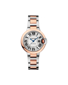 W2BB0032 Ballon Bleu de Cartier | 33 mm, mechanical movement with automatic winding, rose gold, steel