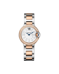 W3BB0025 Ballon Bleu de Cartier | 28 mm, 18K rose gold, steel, diamonds