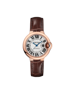 W6920097 Ballon Bleu de Cartier | 33mm, automatic movement, rose gold, leather